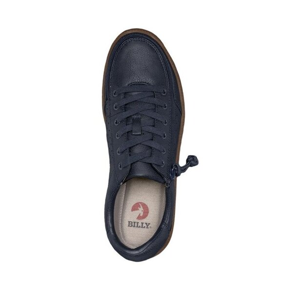 NEW Billy Footwear Men's Adaptive Low Top Zip Top Sneakers Navy Size 7 M BY721 - Picture 5 of 6